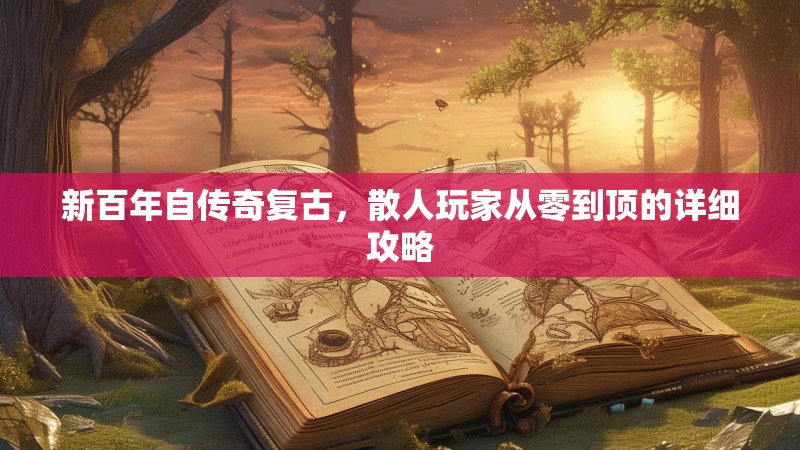 新百年自传奇复古，散人玩家从零到顶的详细攻略