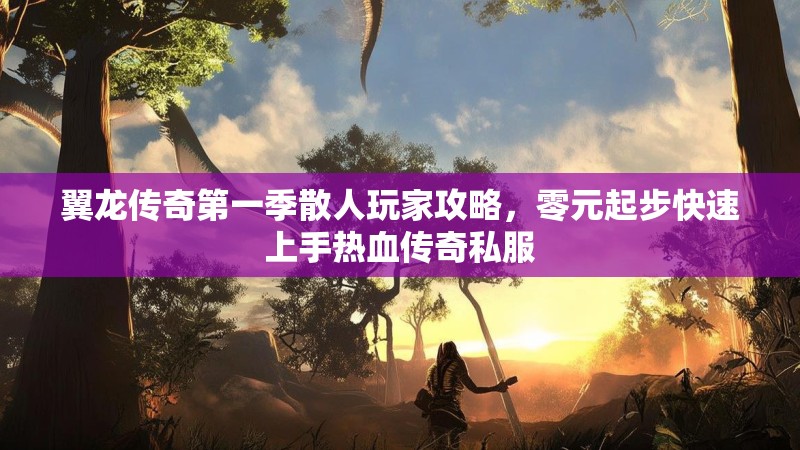 翼龙传奇第一季散人玩家攻略，零元起步快速上手热血传奇私服