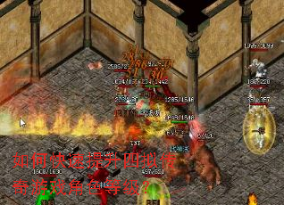 如何快速提升四拟传奇游戏角色等级？