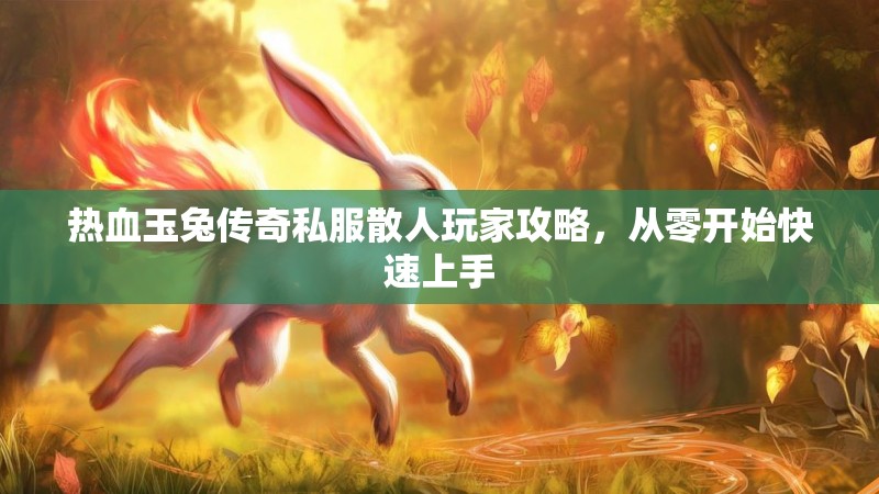 热血玉兔传奇私服散人玩家攻略，从零开始快速上手