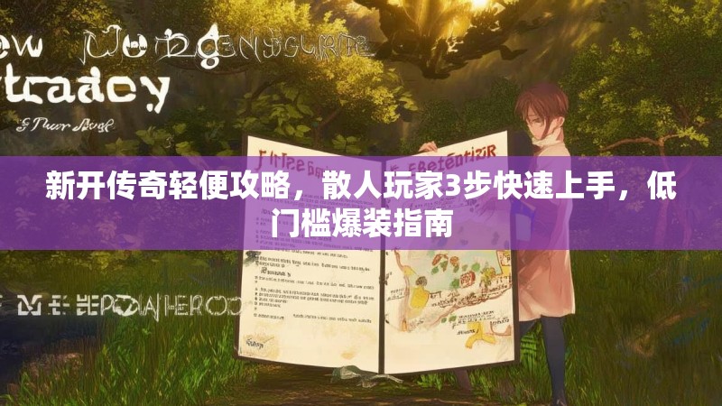 新开传奇轻便攻略，散人玩家3步快速上手，低门槛爆装指南