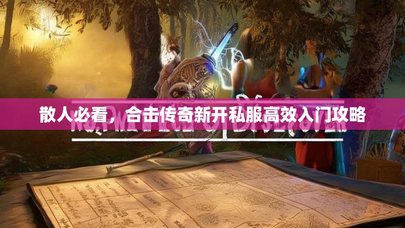散人必看，合击传奇新开私服高效入门攻略