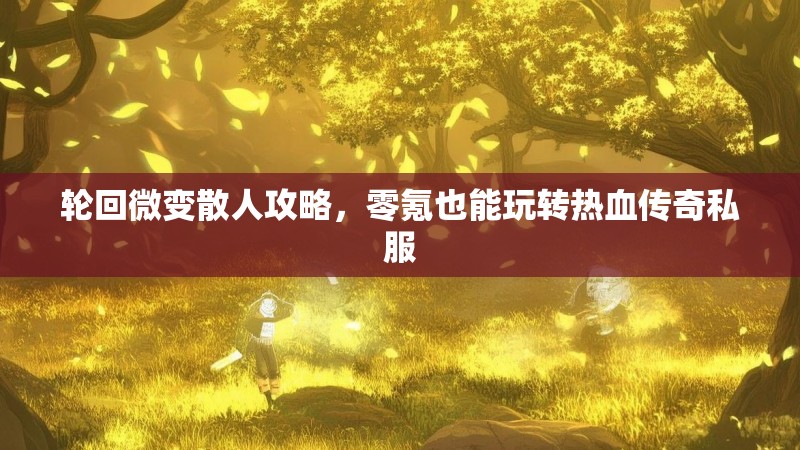 轮回微变散人攻略，零氪也能玩转热血传奇私服