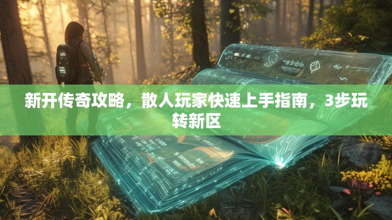 新开传奇攻略，散人玩家快速上手指南，3步玩转新区