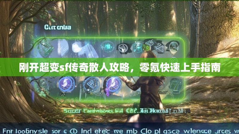 刚开超变sf传奇散人攻略，零氪快速上手指南