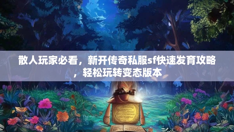 散人玩家必看，新开传奇私服sf快速发育攻略，轻松玩转变态版本