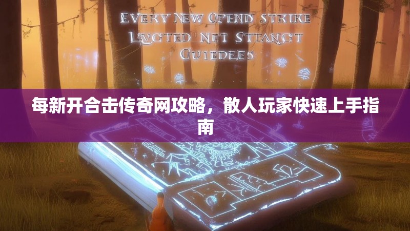 每新开合击传奇网攻略，散人玩家快速上手指南