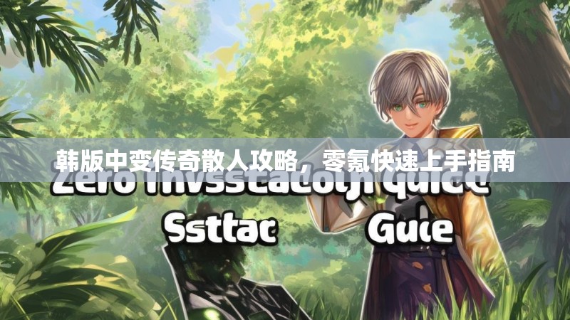 韩版中变传奇散人攻略，零氪快速上手指南