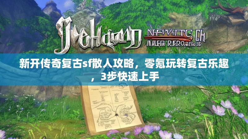 新开传奇复古sf散人攻略，零氪玩转复古乐趣，3步快速上手