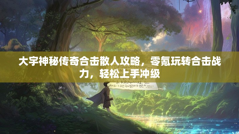 大宇神秘传奇合击散人攻略，零氪玩转合击战力，轻松上手冲级