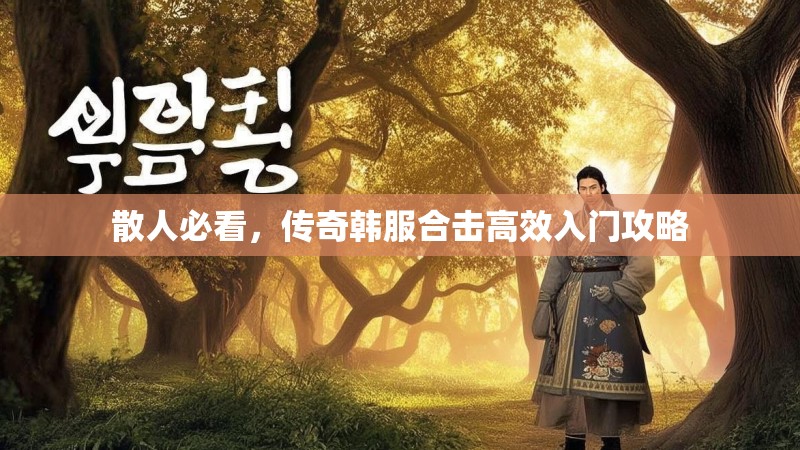 散人必看，传奇韩服合击高效入门攻略