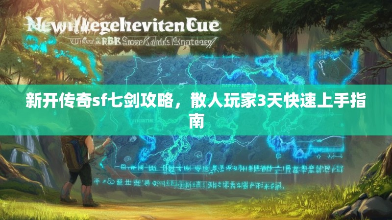 新开传奇sf七剑攻略，散人玩家3天快速上手指南