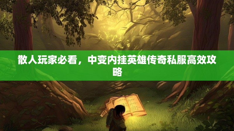 散人玩家必看，中变内挂英雄传奇私服高效攻略