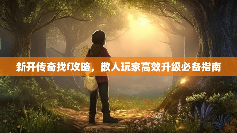 新开传奇找f攻略，散人玩家高效升级必备指南