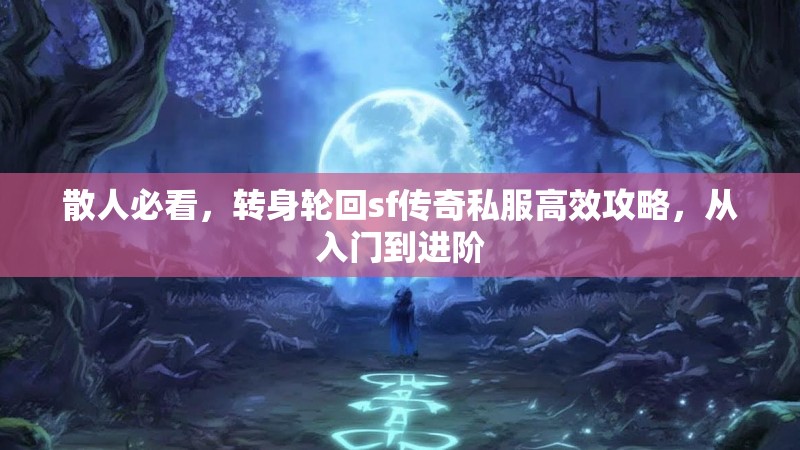 散人必看，转身轮回sf传奇私服高效攻略，从入门到进阶
