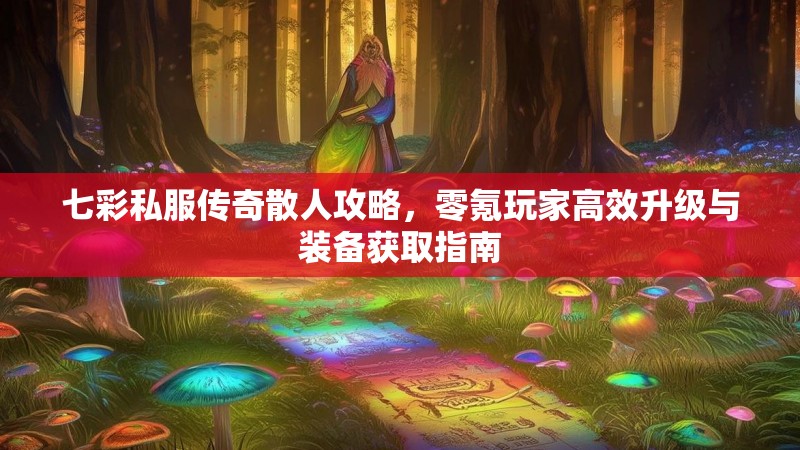 七彩私服传奇散人攻略，零氪玩家高效升级与装备获取指南