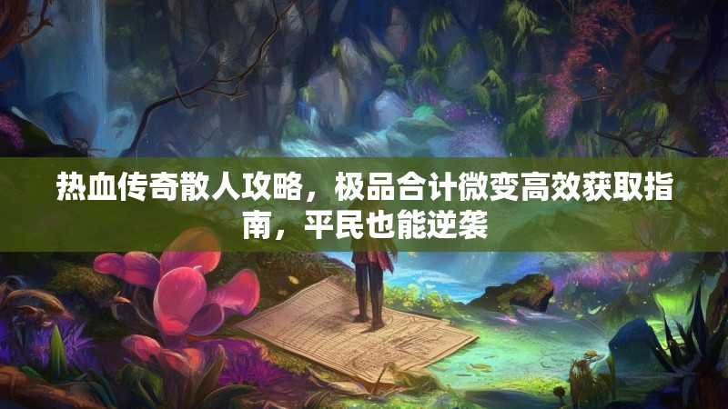 热血传奇散人攻略，极品合计微变高效获取指南，平民也能逆袭