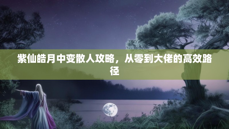 紫仙皓月中变散人攻略，从零到大佬的高效路径