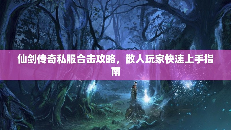 仙剑传奇私服合击攻略，散人玩家快速上手指南