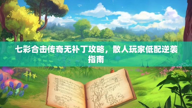 七彩合击传奇无补丁攻略，散人玩家低配逆袭指南