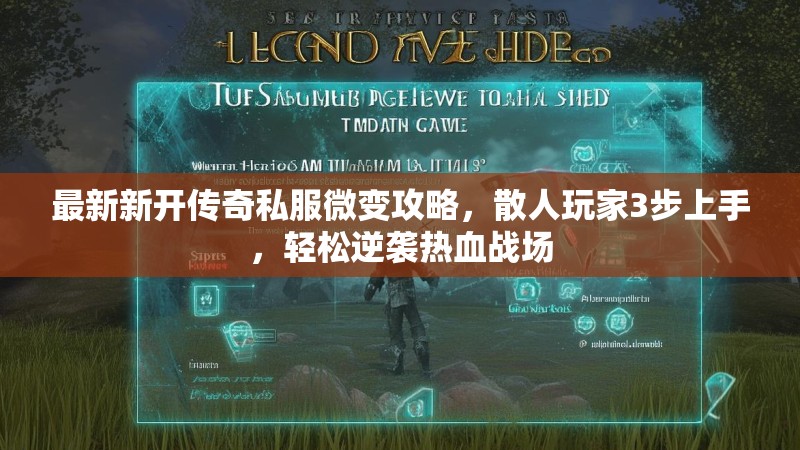 最新新开传奇私服微变攻略，散人玩家3步上手，轻松逆袭热血战场