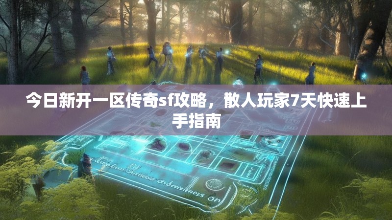 今日新开一区传奇sf攻略，散人玩家7天快速上手指南