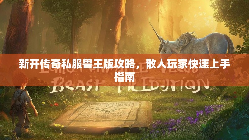 新开传奇私服兽王版攻略，散人玩家快速上手指南
