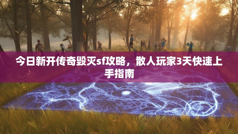 今日新开传奇毁灭sf攻略，散人玩家3天快速上手指南