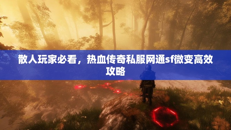 散人玩家必看，热血传奇私服网通sf微变高效攻略
