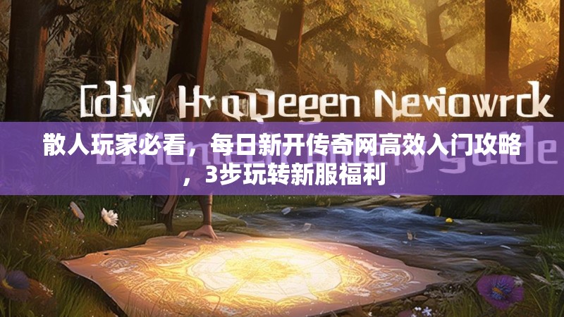 散人玩家必看，每日新开传奇网高效入门攻略，3步玩转新服福利