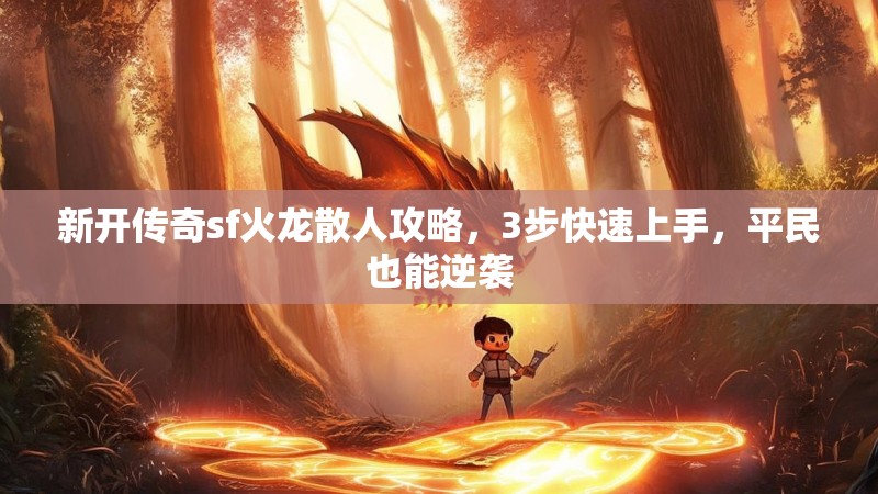 新开传奇sf火龙散人攻略，3步快速上手，平民也能逆袭