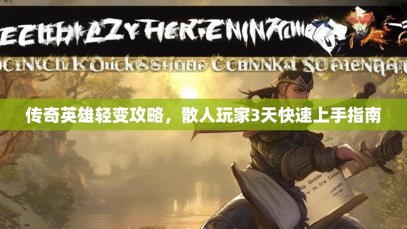 传奇英雄轻变攻略，散人玩家3天快速上手指南