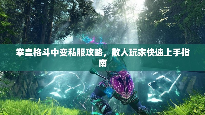 拳皇格斗中变私服攻略，散人玩家快速上手指南