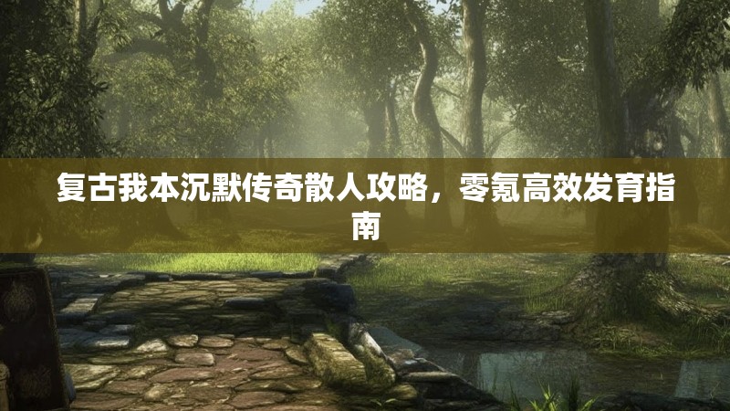 复古我本沉默传奇散人攻略，零氪高效发育指南