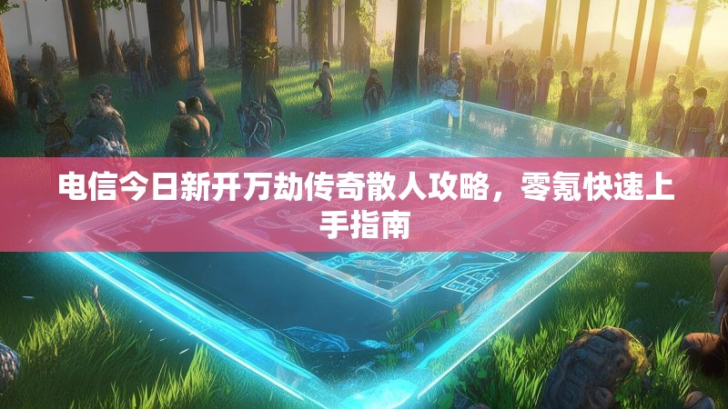 电信今日新开万劫传奇散人攻略，零氪快速上手指南