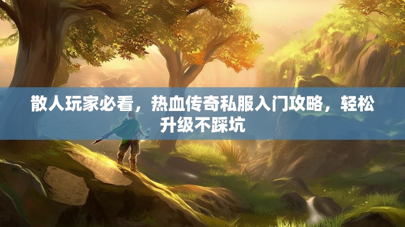 散人玩家必看，热血传奇私服入门攻略，轻松升级不踩坑