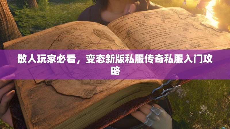 散人玩家必看，变态新版私服传奇私服入门攻略