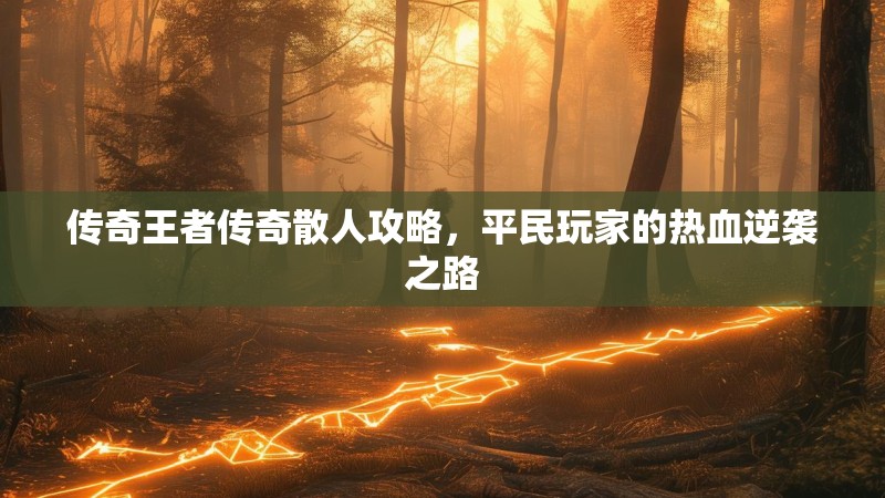 传奇王者传奇散人攻略，平民玩家的热血逆袭之路