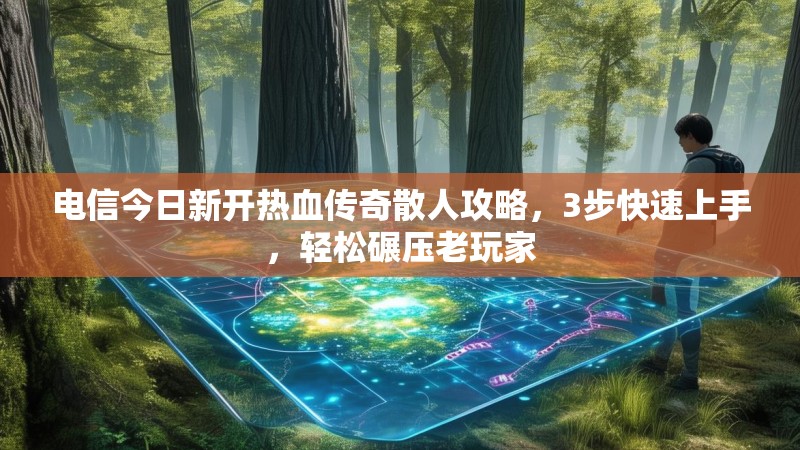 电信今日新开热血传奇散人攻略，3步快速上手，轻松碾压老玩家