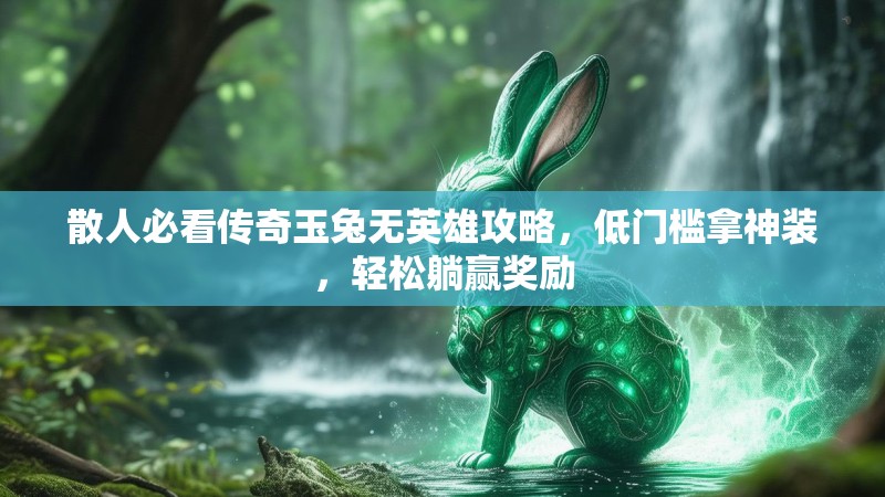 散人必看传奇玉兔无英雄攻略，低门槛拿神装，轻松躺赢奖励