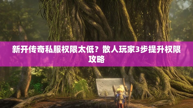 新开传奇私服权限太低？散人玩家3步提升权限攻略
