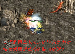 如何利用草木灵珠的治愈之力对抗兽级腐烂草芥的脓血旋涡？