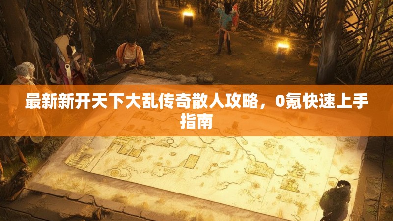 最新新开天下大乱传奇散人攻略，0氪快速上手指南