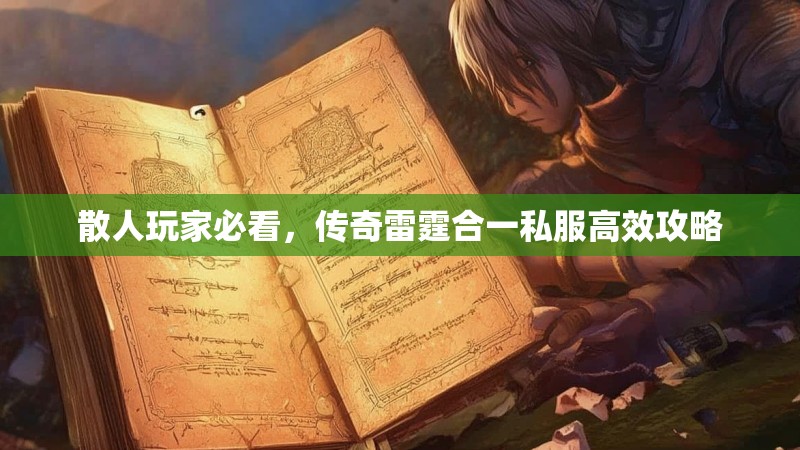 散人玩家必看，传奇雷霆合一私服高效攻略