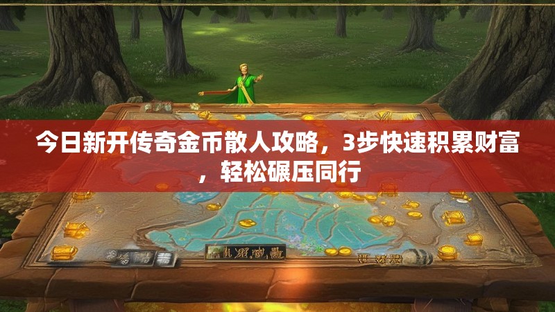 今日新开传奇金币散人攻略，3步快速积累财富，轻松碾压同行