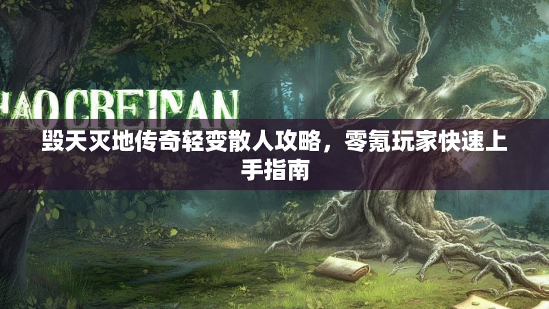 毁天灭地传奇轻变散人攻略，零氪玩家快速上手指南