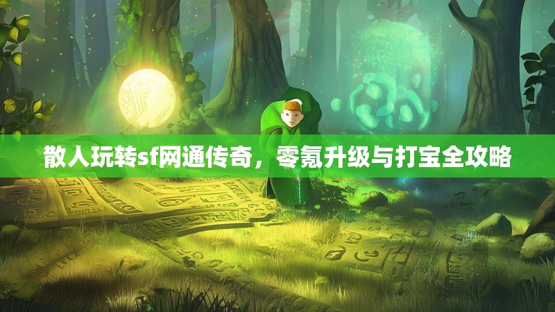 散人玩转sf网通传奇，零氪升级与打宝全攻略