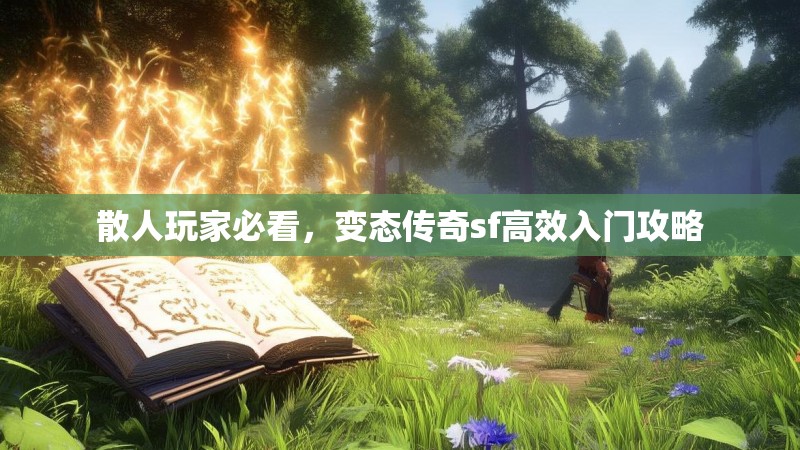 散人玩家必看，变态传奇sf高效入门攻略
