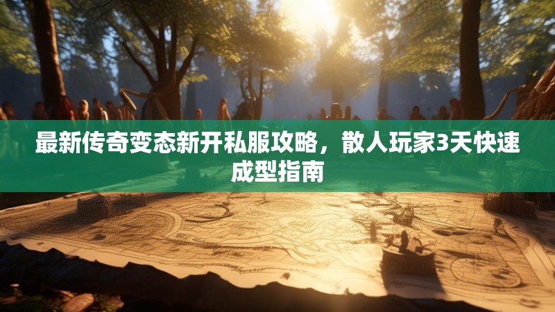 最新传奇变态新开私服攻略，散人玩家3天快速成型指南