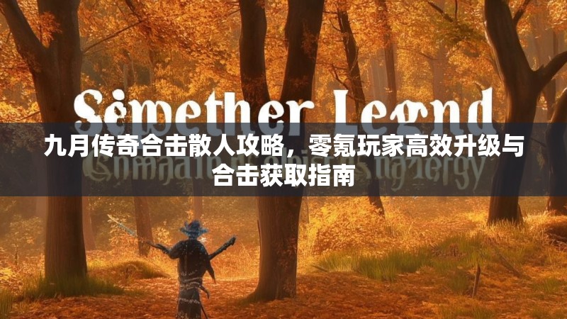九月传奇合击散人攻略，零氪玩家高效升级与合击获取指南